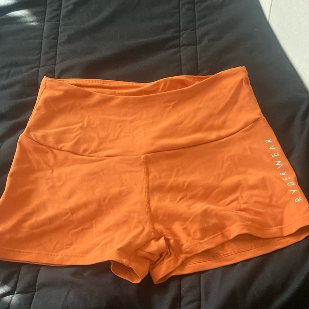 Ryderwear Women's Vibrant Orange Athletic Shorts